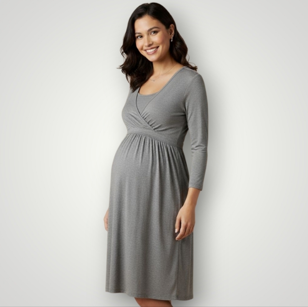 NWT 3 in 1 Labor/Delivery/Hospital Gown Maternity Dress Nursing Night
